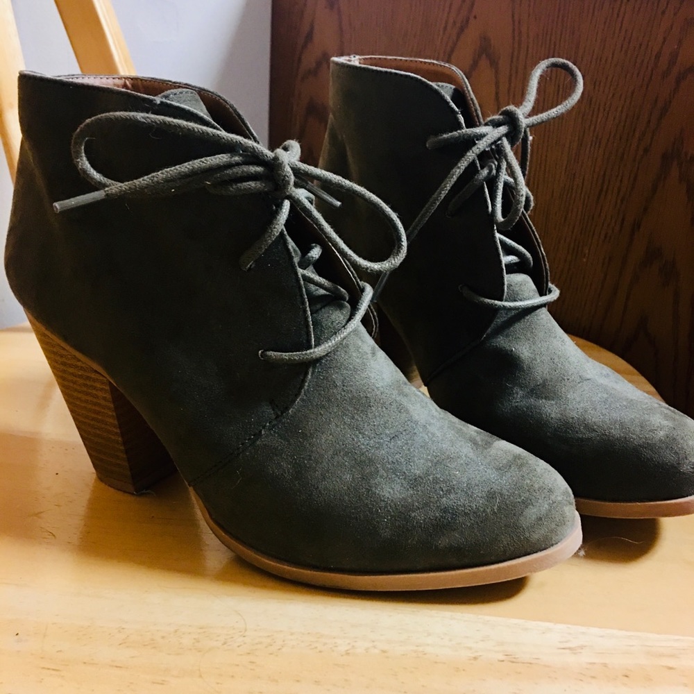 Green booties